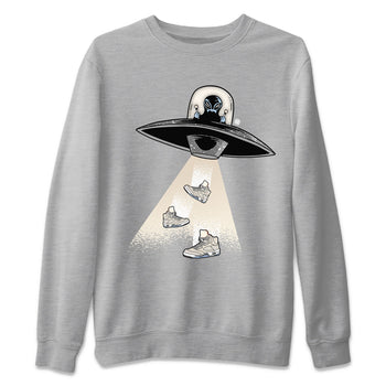 Air Jordan 5 Craft Sneaker Match Tees Alien Thief Sneaker Tees 5s Craft Sneaker Tees Unisex Shirts Heather Grey 1
