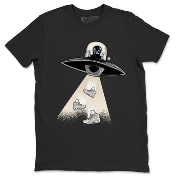 Air Jordan 5 Craft Sneaker Match Tees Alien Thief Sneaker Tees 5s Craft Sneaker Tees Unisex Shirts Black 2