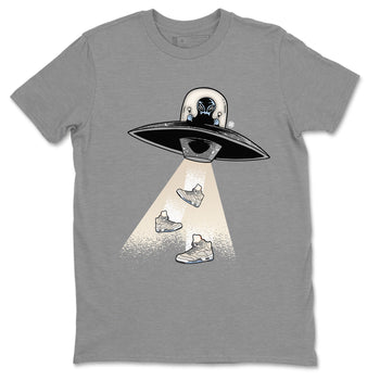Air Jordan 5 Craft Sneaker Match Tees Alien Thief Sneaker Tees 5s Craft Sneaker Tees Unisex Shirts Heather Grey 2