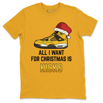 Jordan 4 Lightning Sneaker Match Tees All I Want For Christmas Sneaker Tees Jordan 4 Lightning Sneaker Release Tees Unisex Shirts