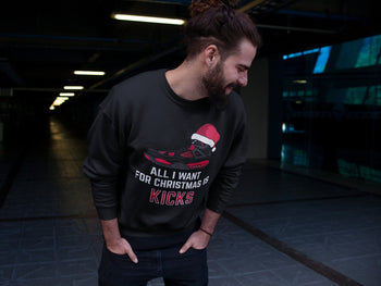 Jordan 4 Red Thunder Sneaker Match Tees All I Want For Christmas Sneaker Tees Jordan 4 Red Thunder Sneaker Release Tees Unisex Shirts