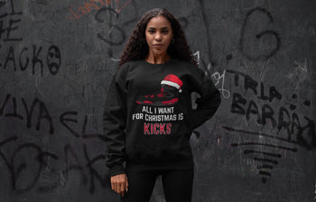 Jordan 4 Red Thunder Sneaker Match Tees All I Want For Christmas Sneaker Tees Jordan 4 Red Thunder Sneaker Release Tees Unisex Shirts