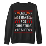 Jordan 1 Lost & Found Sneaker Match Tees All i want for christmas is shoes Sneaker Tees Jordan 1 Lost & Found Sneaker Release Tees Unisex Shirts