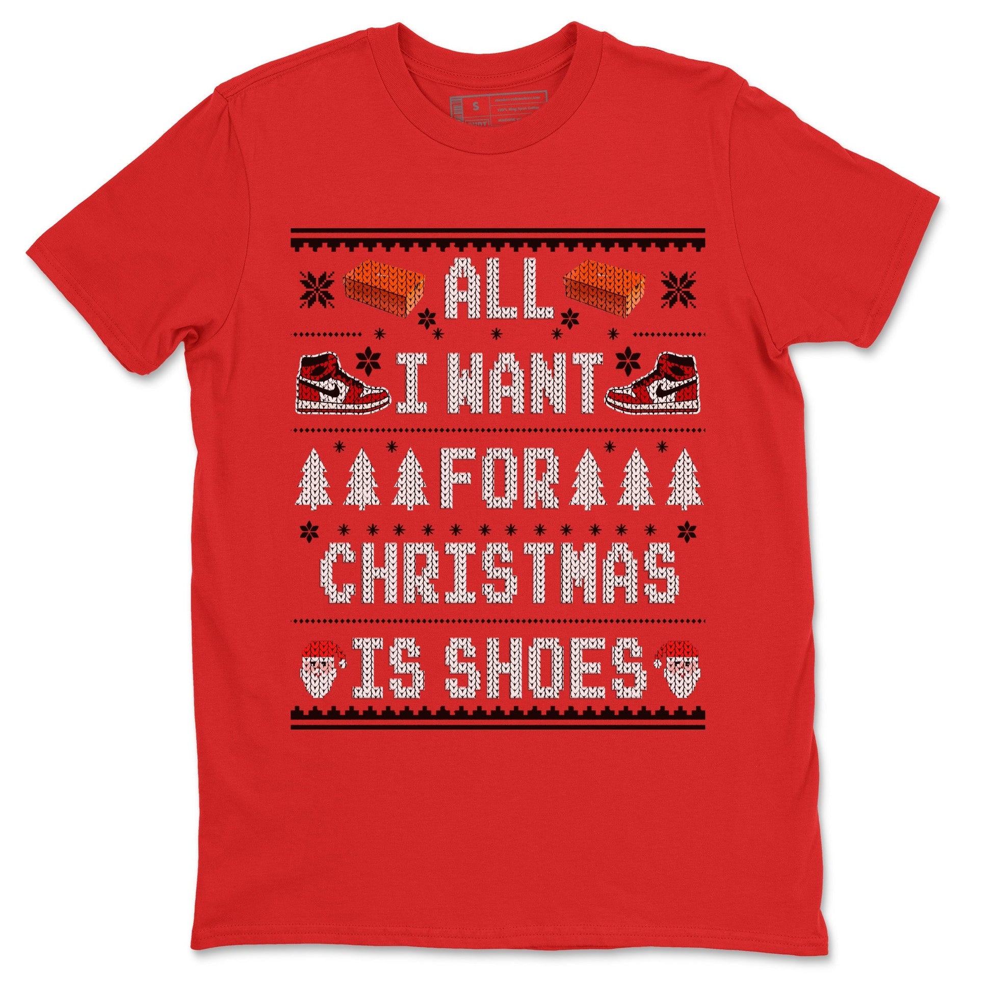 Jordan 1 Lost & Found Sneaker Match Tees All i want for christmas is shoes Sneaker Tees Jordan 1 Lost & Found Sneaker Release Tees Unisex Shirts