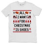 Jordan 1 Lost & Found Sneaker Match Tees All i want for christmas is shoes Sneaker Tees Jordan 1 Lost & Found Sneaker Release Tees Unisex Shirts