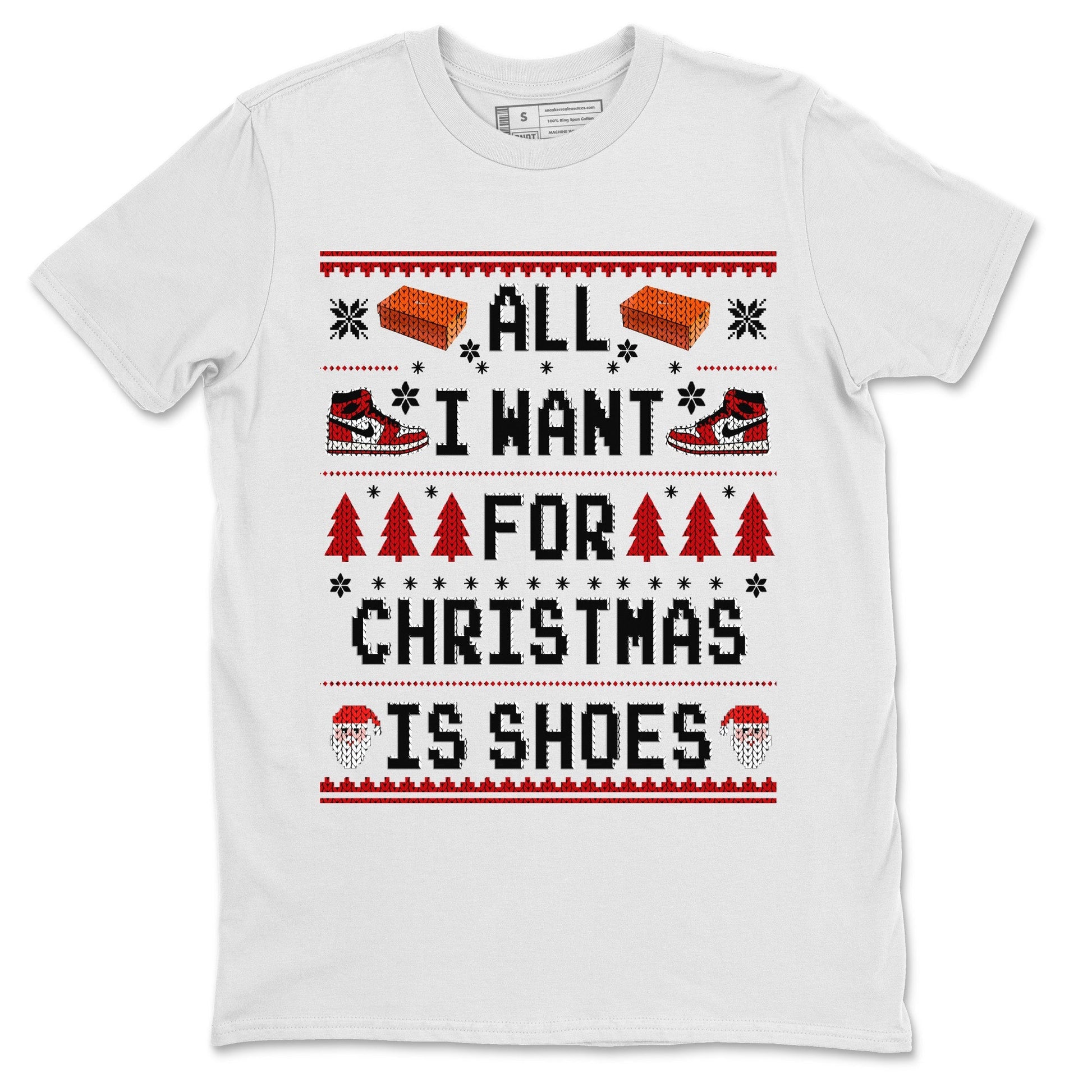 Jordan 1 Lost & Found Sneaker Match Tees All i want for christmas is shoes Sneaker Tees Jordan 1 Lost & Found Sneaker Release Tees Unisex Shirts