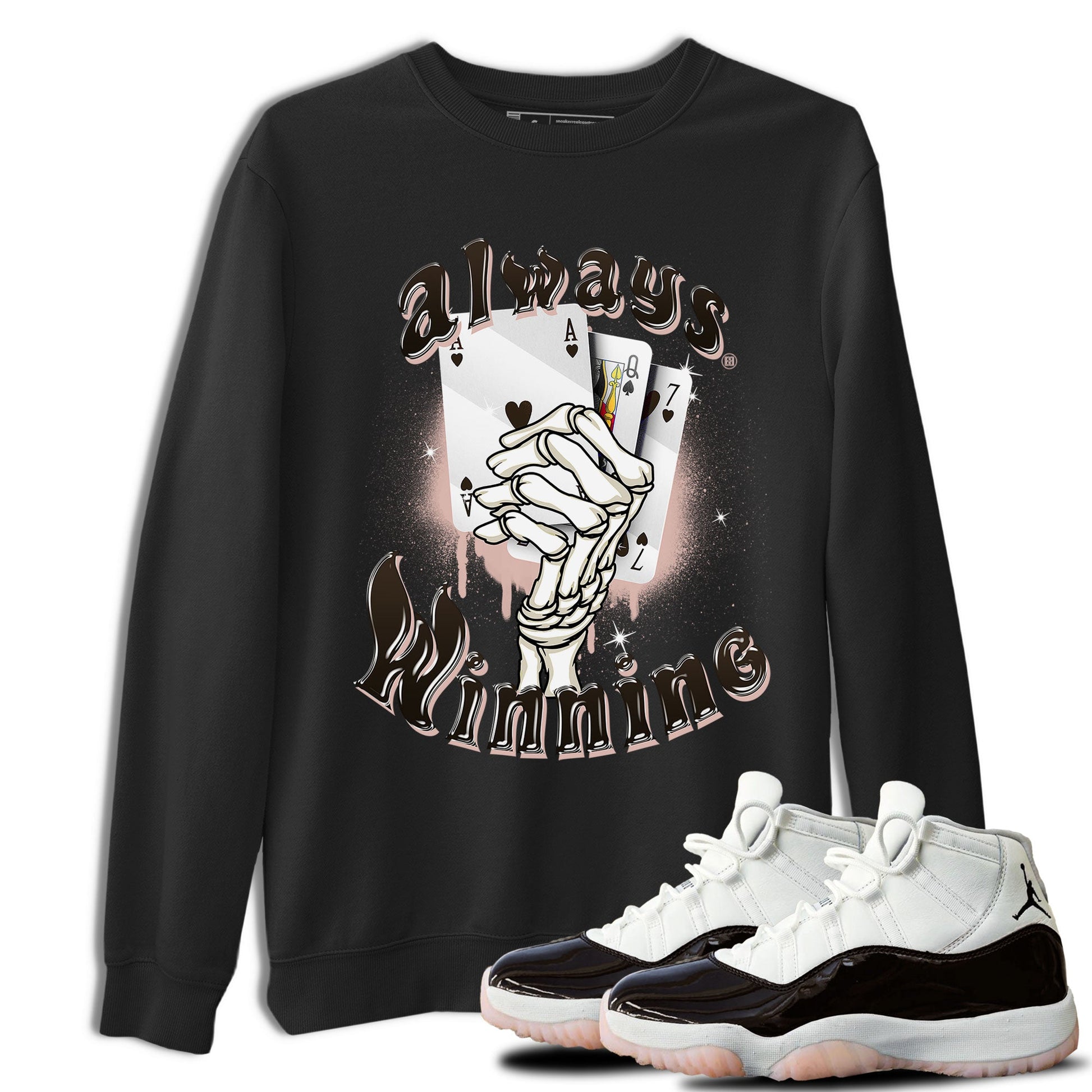 Jordan 11 WMNS Neapolitan shirt to match jordans Always Winning sneaker tees Air Jordan 11 Neapolitan SNRT Sneaker Release Tees Unisex Black 1 T-Shirt