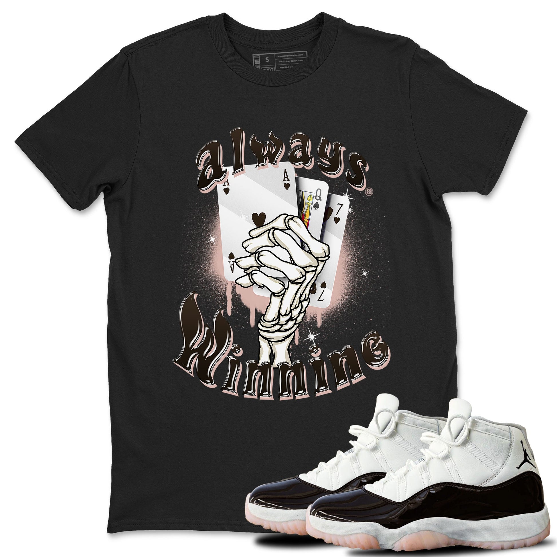 Jordan 11 WMNS Neapolitan shirt to match jordans Always Winning sneaker tees Air Jordan 11 Neapolitan SNRT Sneaker Release Tees Unisex Black 1 T-Shirt