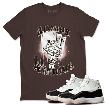Jordan 11 WMNS Neapolitan shirt to match jordans Always Winning sneaker tees Air Jordan 11 Neapolitan SNRT Sneaker Release Tees Unisex Dark Chocolate 1 T-Shirt
