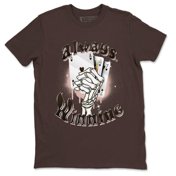 Jordan 11 WMNS Neapolitan shirt to match jordans Always Winning sneaker tees Air Jordan 11 Neapolitan SNRT Sneaker Release Tees Unisex Dark Chocolate 2 T-Shirt