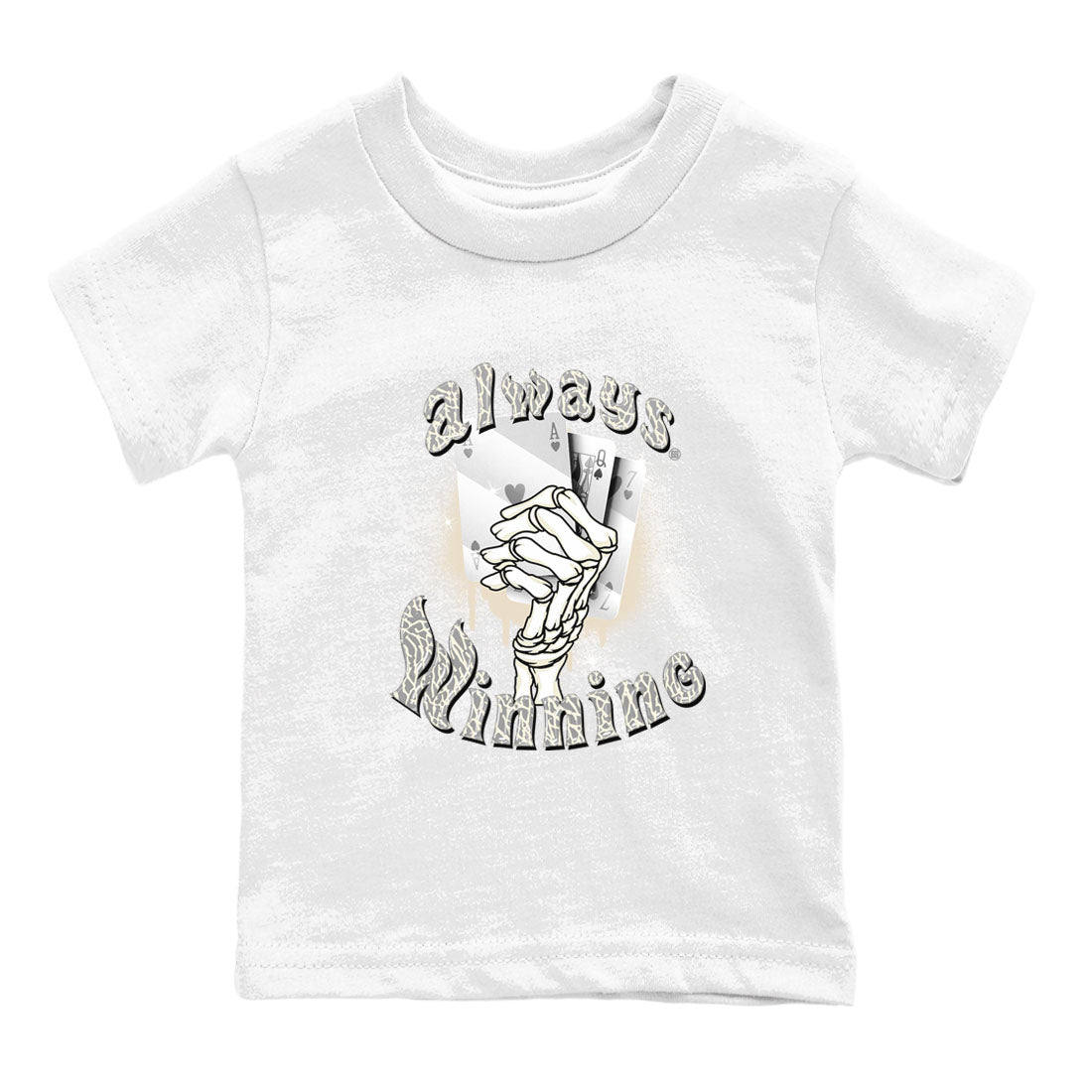 Air Jordan 3 Craft Ivory shirt to match jordans Always Winning sneaker tees 3s Ivory SNRT sneaker release tees baby toddler White 2 cotton Shirt