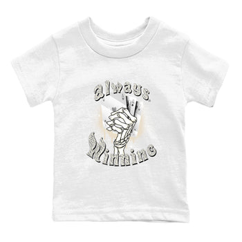 Air Jordan 3 Craft Ivory shirt to match jordans Always Winning sneaker tees 3s Ivory SNRT sneaker release tees baby toddler White 2 cotton Shirt