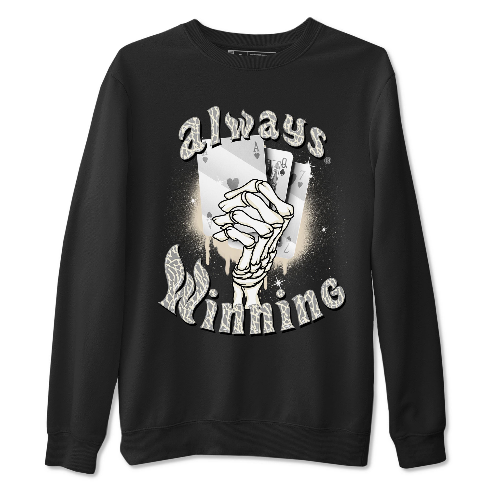 Air Jordan 3 Craft Ivory shirt to match jordans Always Winning sneaker tees 3s Ivory SNRT Sneaker Release Tees unisex cotton Black 2 crew neck shirt