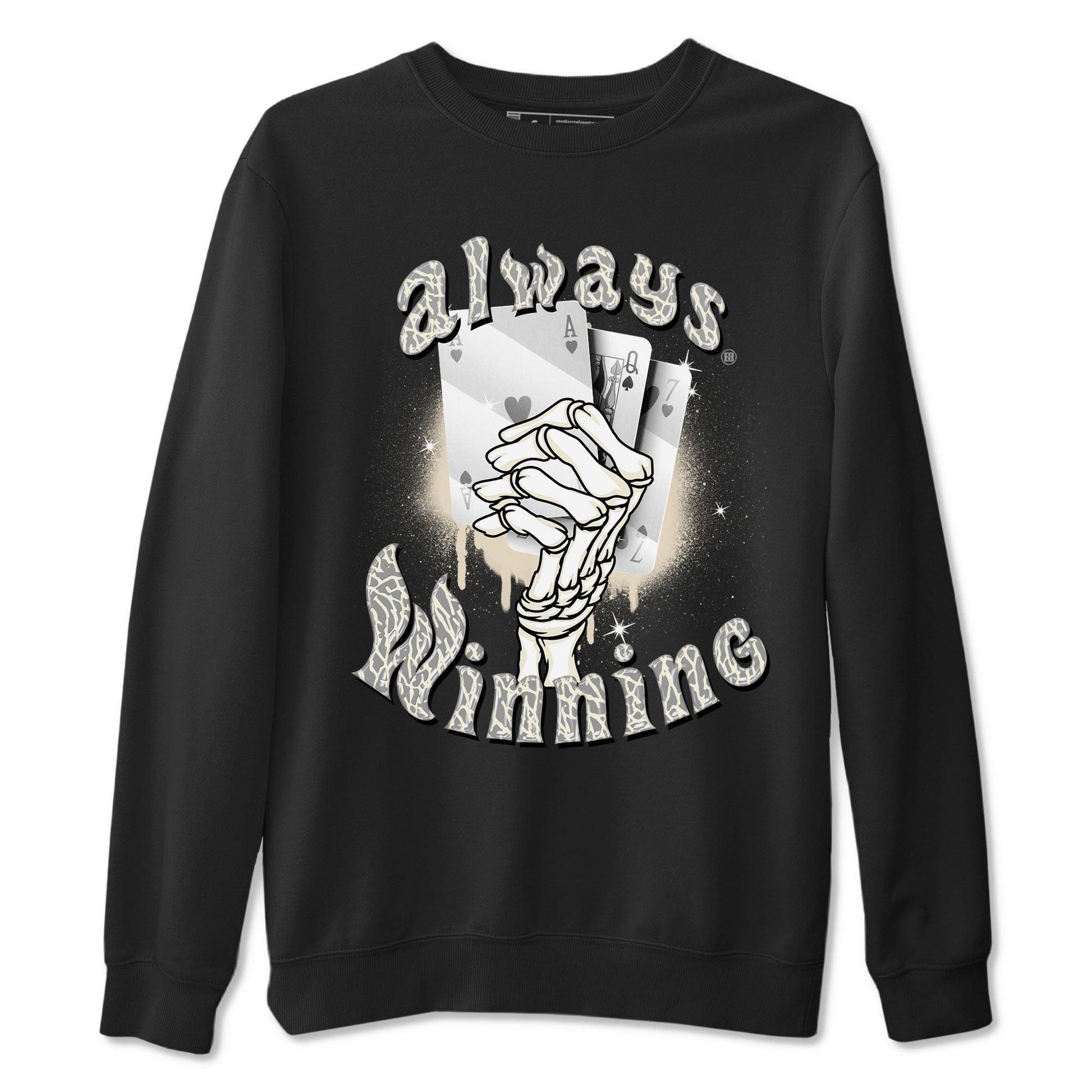 Air Jordan 3 Craft Ivory shirt to match jordans Always Winning sneaker tees 3s Ivory SNRT Sneaker Release Tees unisex cotton Black 2 crew neck shirt