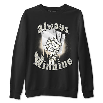 Air Jordan 3 Craft Ivory shirt to match jordans Always Winning sneaker tees 3s Ivory SNRT Sneaker Release Tees unisex cotton Black 2 crew neck shirt