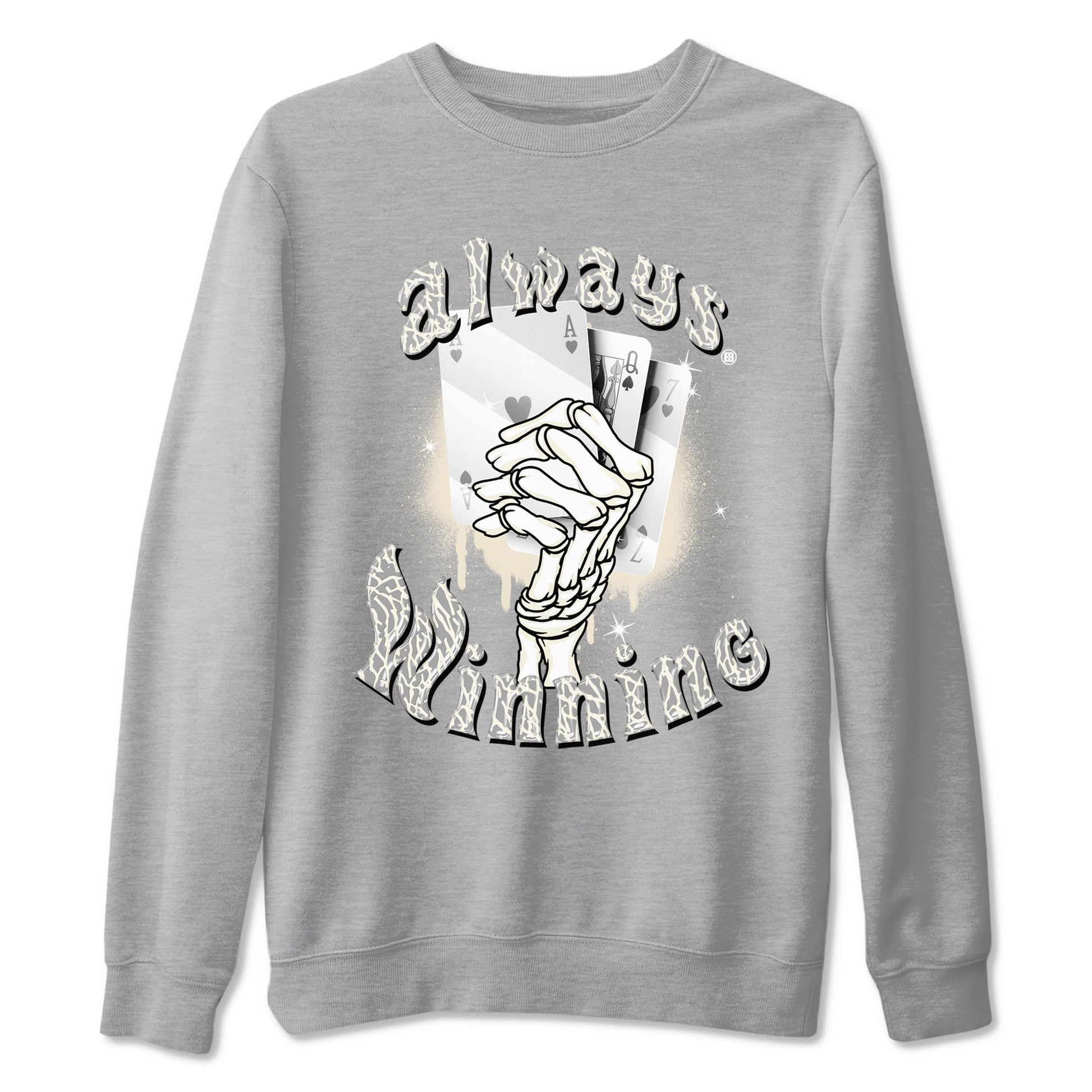 Air Jordan 3 Craft Ivory shirt to match jordans Always Winning sneaker tees 3s Ivory SNRT Sneaker Release Tees unisex cotton Heather Grey 2 crew neck shirt
