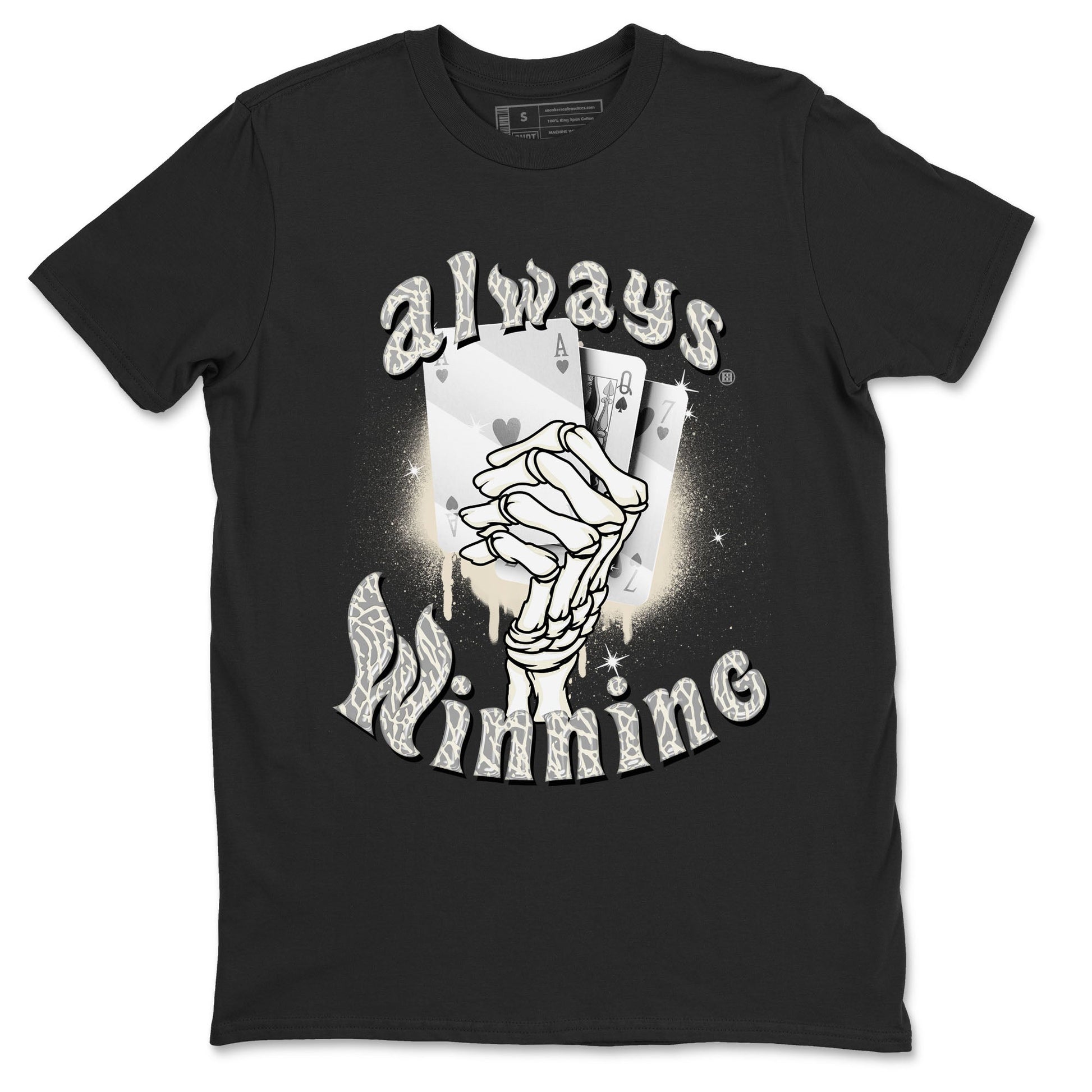 Air Jordan 3 Craft Ivory shirt to match jordans Always Winning sneaker tees 3s Ivory SNRT Sneaker Release Tees unisex cotton Black 2 crew neck shirt