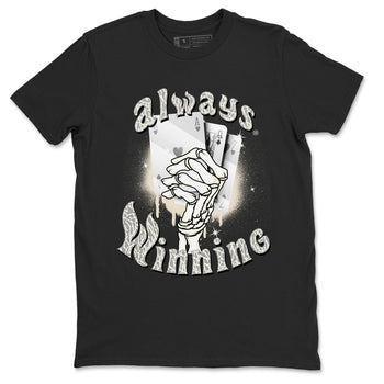 Air Jordan 3 Craft Ivory shirt to match jordans Always Winning sneaker tees 3s Ivory SNRT Sneaker Release Tees unisex cotton Black 2 crew neck shirt