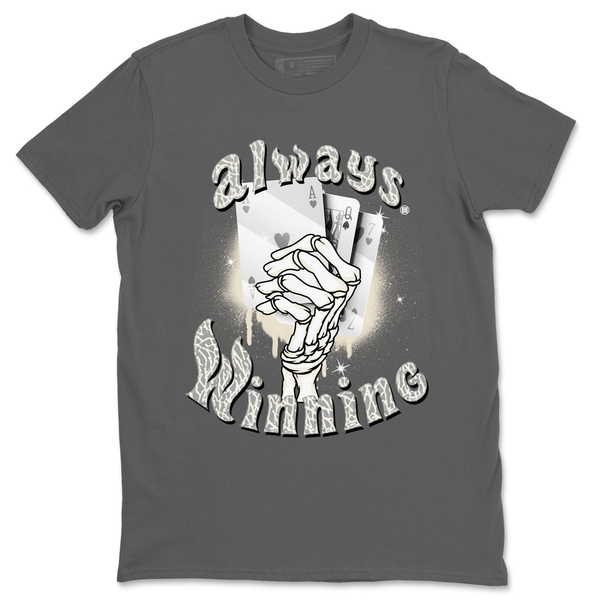 Air Jordan 3 Craft Ivory shirt to match jordans Always Winning sneaker tees 3s Ivory SNRT Sneaker Release Tees unisex cotton Cool Grey 2 crew neck shirt