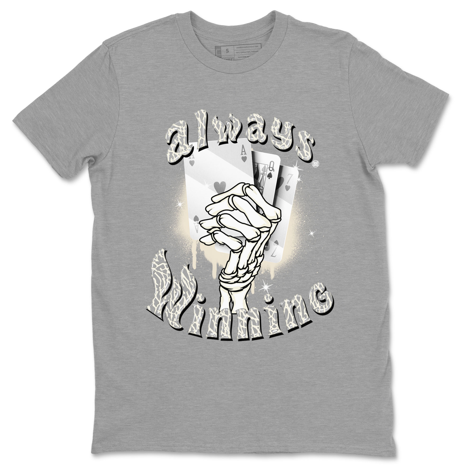 Air Jordan 3 Craft Ivory shirt to match jordans Always Winning sneaker tees 3s Ivory SNRT Sneaker Release Tees unisex cotton Heather Grey 2 crew neck shirt