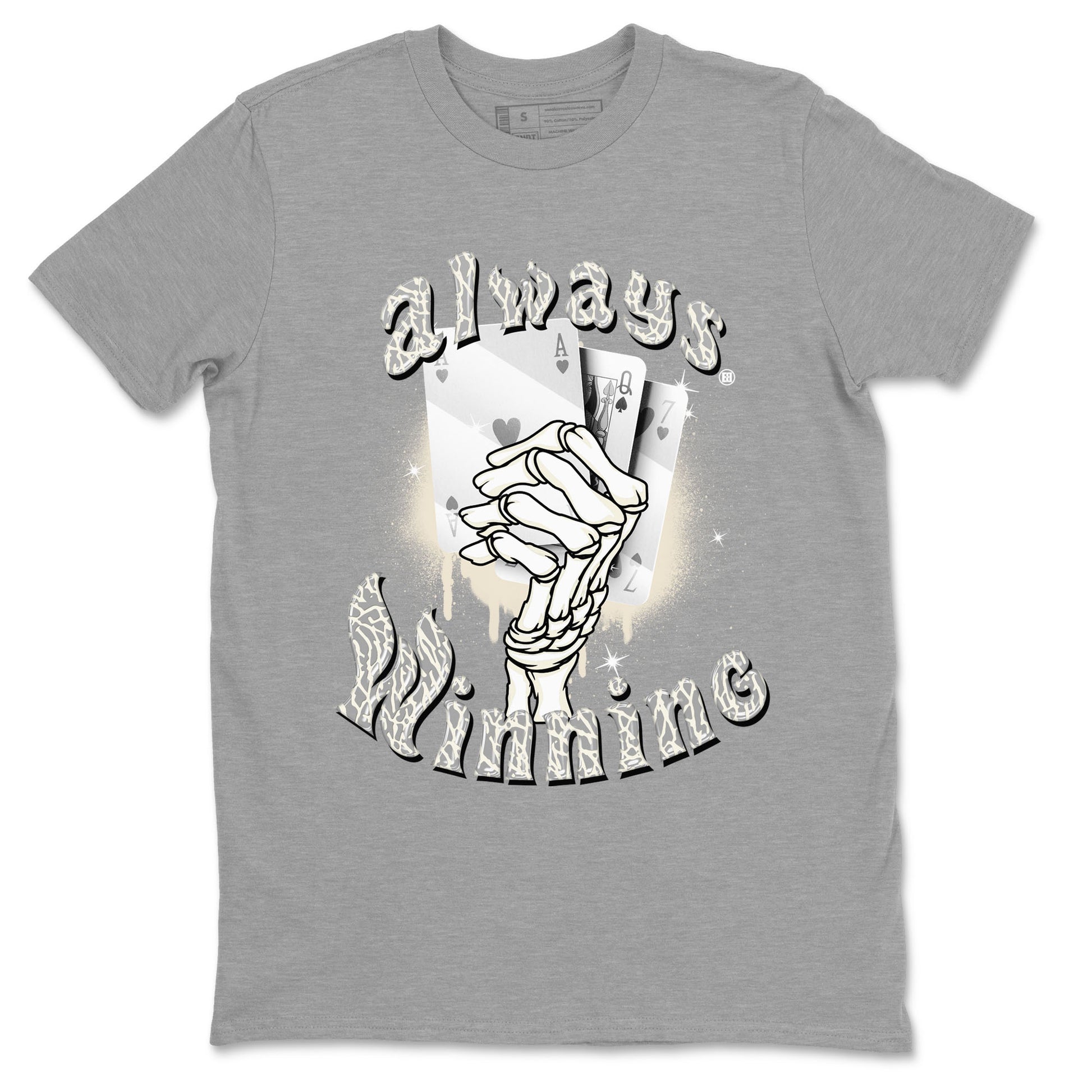 Air Jordan 3 Craft Ivory shirt to match jordans Always Winning sneaker tees 3s Ivory SNRT Sneaker Release Tees unisex cotton Heather Grey 2 crew neck shirt