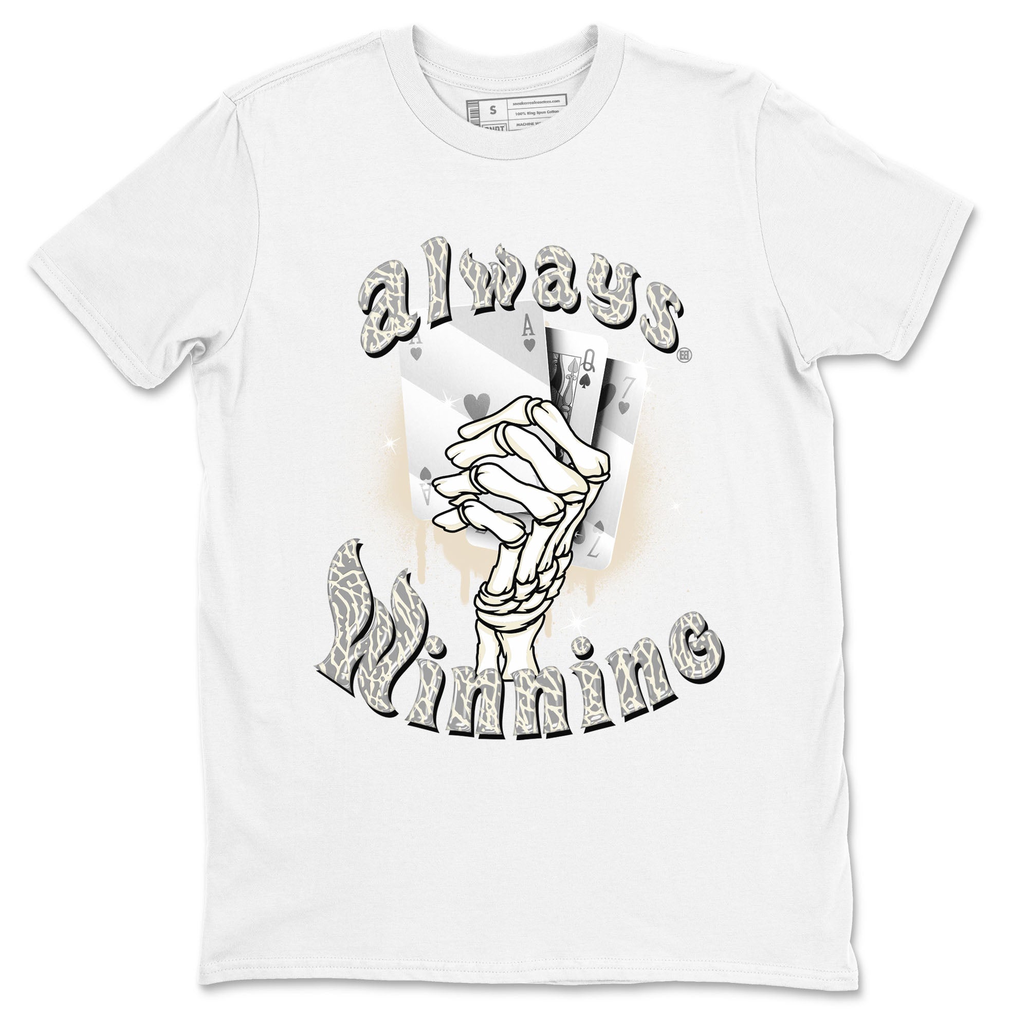 Air Jordan 3 Craft Ivory shirt to match jordans Always Winning sneaker tees 3s Ivory SNRT Sneaker Release Tees unisex cotton White 2 crew neck shirt
