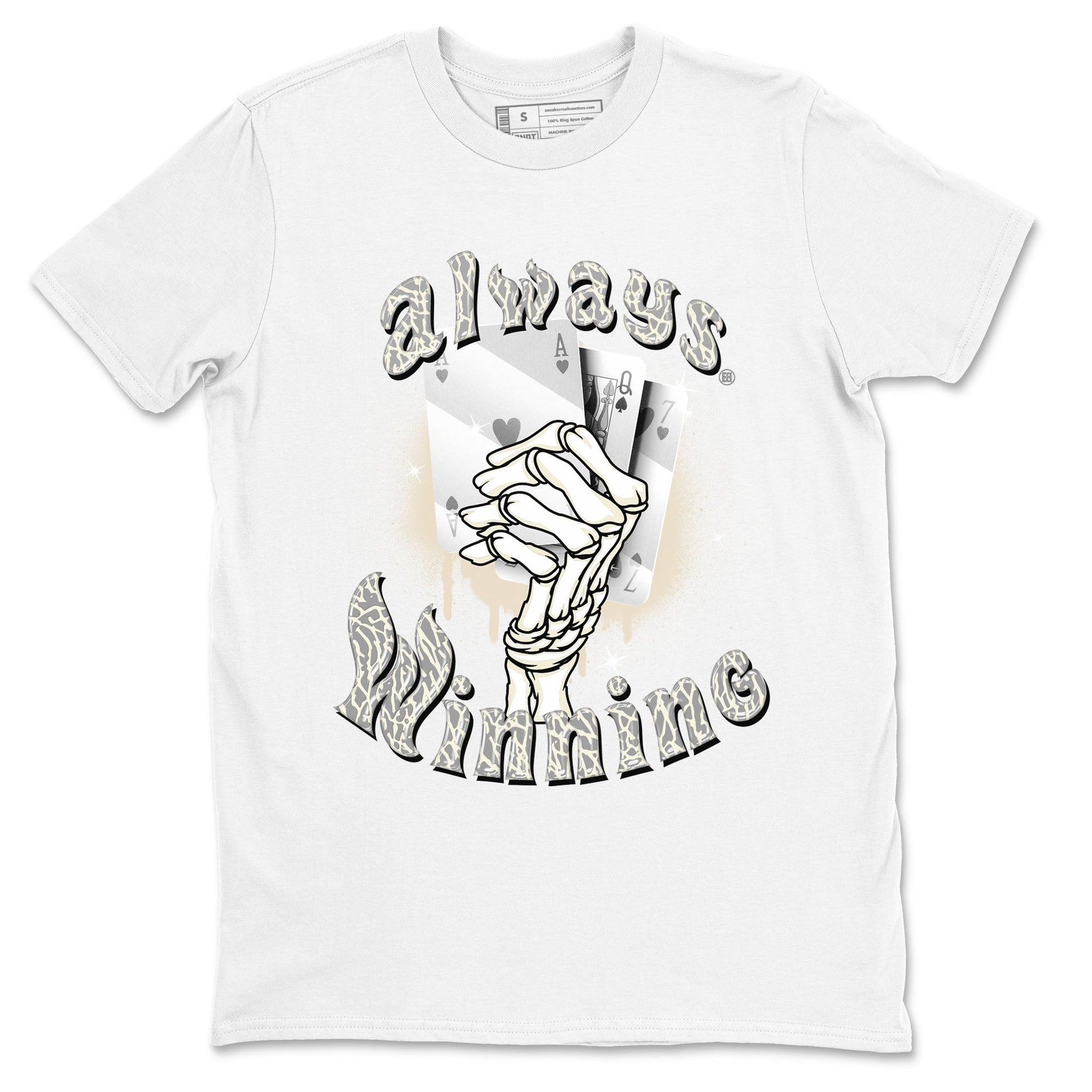 Air Jordan 3 Craft Ivory shirt to match jordans Always Winning sneaker tees 3s Ivory SNRT Sneaker Release Tees unisex cotton White 2 crew neck shirt