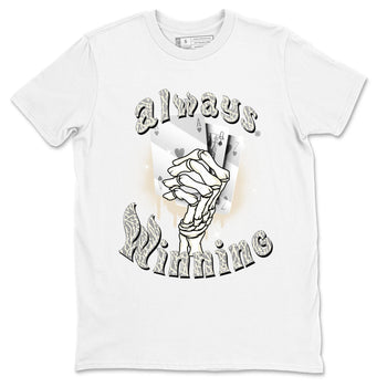 Air Jordan 3 Craft Ivory shirt to match jordans Always Winning sneaker tees 3s Ivory SNRT Sneaker Release Tees unisex cotton White 2 crew neck shirt