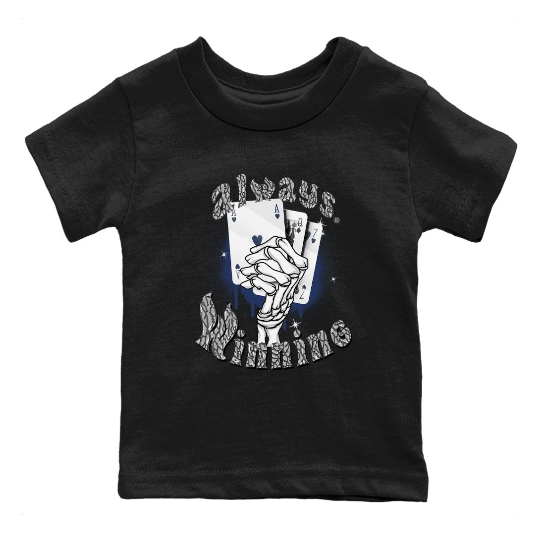 AJ3 Midnight Navy shirt to match jordans Always Winning sneaker tees Air Jordan 3 Retro Midnight Navy SNRT sneaker release tees baby toddler Black 2 cotton Shirt