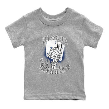 AJ3 Midnight Navy shirt to match jordans Always Winning sneaker tees Air Jordan 3 Retro Midnight Navy SNRT sneaker release tees baby toddler Heather Grey 2 cotton Shirt