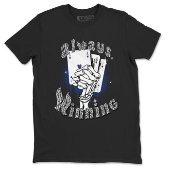 AJ3 Midnight Navy shirt to match jordans Always Winning sneaker tees Air Jordan 3 Retro Midnight Navy SNRT sneaker Release Tees unisex cotton Black 2 crew neck shirt