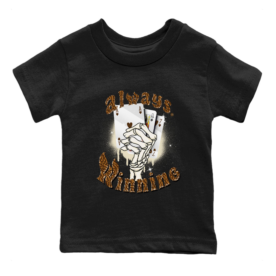 Air Jordan 3 Palomino shirt to match jordans Always Winning sneaker tees Jordan 3 Retro Palomino SNRT Sneaker Release Tees Baby Toddler Black 2 T-Shirt