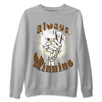 Air Jordan 3 Palomino shirt to match jordans Always Winning sneaker tees Jordan 3 Retro Palomino SNRT Sneaker Release Tees Unisex Heather Grey 2 T-Shirt