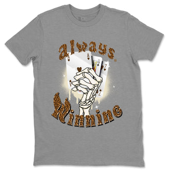 Air Jordan 3 Palomino shirt to match jordans Always Winning sneaker tees Jordan 3 Retro Palomino SNRT Sneaker Release Tees Unisex Heather Grey 2 T-Shirt