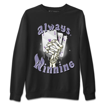 Air Jordan 5 Indigo Haze Sneaker Match Tees Always Winning 5s Indigo Haze Tee Sneaker Release Tees Unisex Shirts Black 2