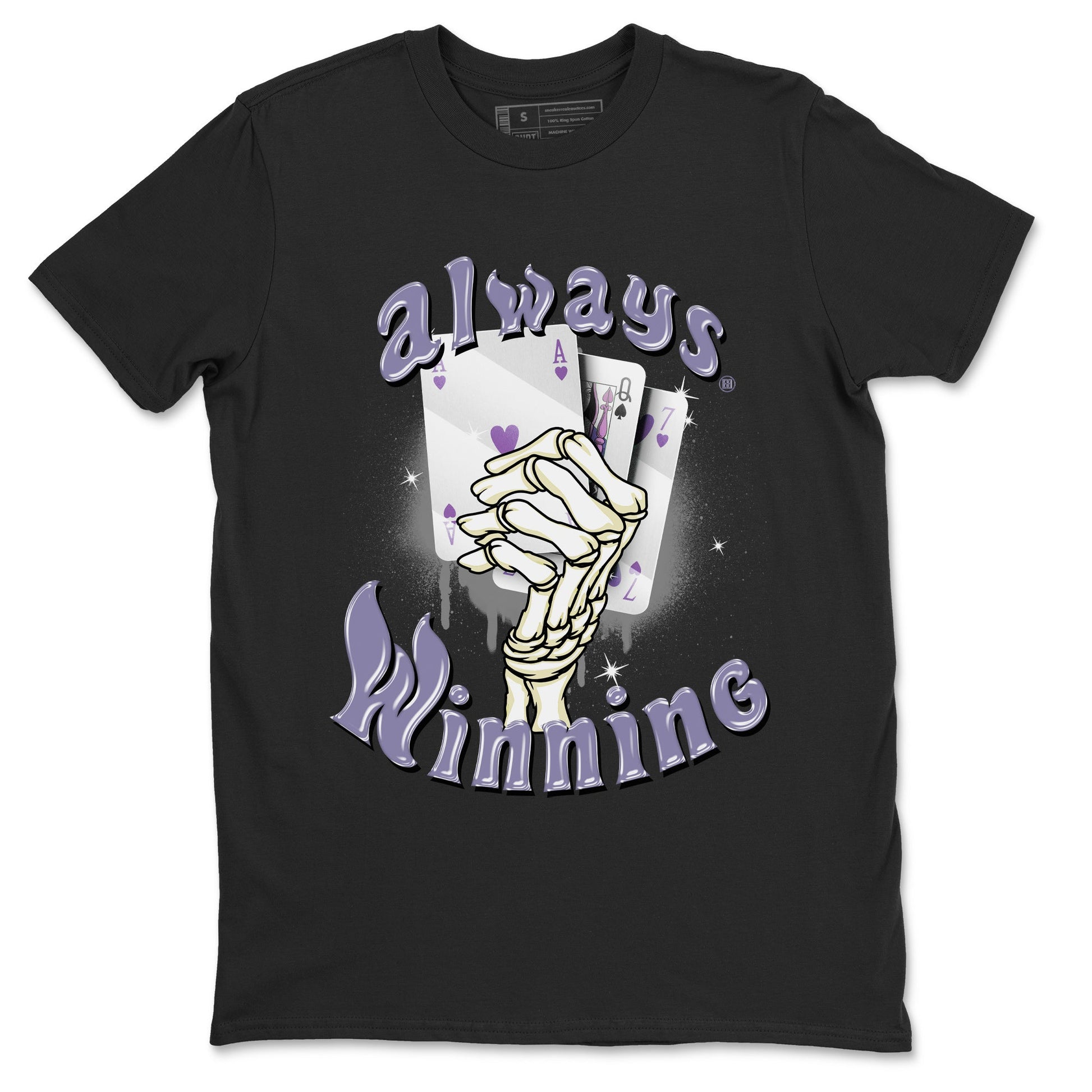 Air Jordan 5 Indigo Haze Sneaker Match Tees Always Winning 5s Indigo Haze Tee Sneaker Release Tees Unisex Shirts Black 2