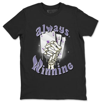 Air Jordan 5 Indigo Haze Sneaker Match Tees Always Winning 5s Indigo Haze Tee Sneaker Release Tees Unisex Shirts Black 2