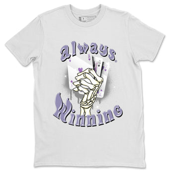 Air Jordan 5 Indigo Haze Sneaker Match Tees Always Winning 5s Indigo Haze Tee Sneaker Release Tees Unisex Shirts White 2