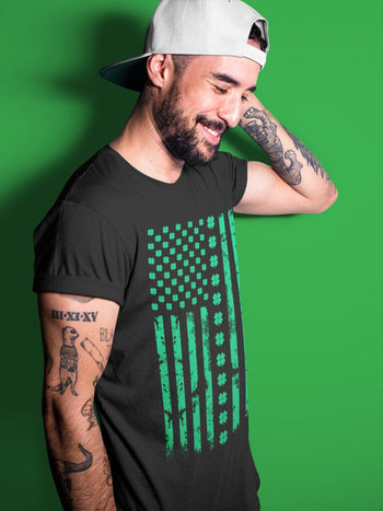 Jordan 1 Lucky Green Sneaker Match Tees American Flag Sneaker Tees Jordan 1 Lucky Green Sneaker Release Tees Unisex Shirts