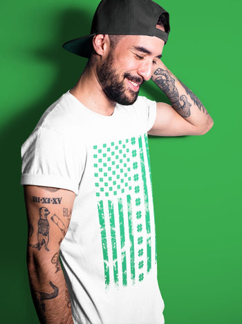 Jordan 1 Lucky Green Sneaker Match Tees American Flag Sneaker Tees Jordan 1 Lucky Green Sneaker Release Tees Unisex Shirts