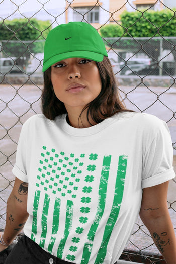 Jordan 1 Lucky Green Sneaker Match Tees American Flag Sneaker Tees Jordan 1 Lucky Green Sneaker Release Tees Unisex Shirts