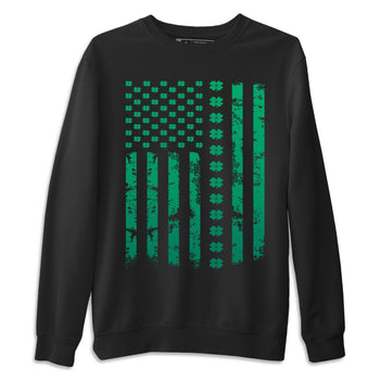Jordan 13 Lucky Green Sneaker Match Tees American Flag Sneaker Tees Jordan 13 Lucky Green Sneaker Release Tees Unisex Shirts