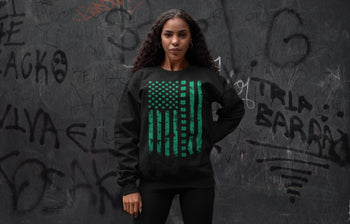 Jordan 13 Lucky Green Sneaker Match Tees American Flag Sneaker Tees Jordan 13 Lucky Green Sneaker Release Tees Unisex Shirts