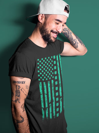 Jordan 13 Lucky Green Sneaker Match Tees American Flag Sneaker Tees Jordan 13 Lucky Green Sneaker Release Tees Unisex Shirts
