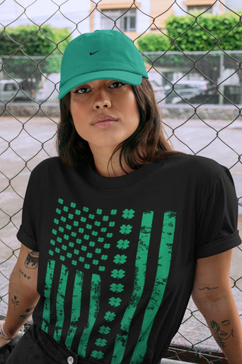 Jordan 13 Lucky Green Sneaker Match Tees American Flag Sneaker Tees Jordan 13 Lucky Green Sneaker Release Tees Unisex Shirts