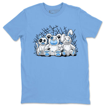 Air Jordan 1 Retro High OG UNC Toe Shirt to match Jordans Animal Homies Sneaker Tees AJ1 UNC Toe Sneaker Tees Crew Neck T-Shirts Carolina Blue 2