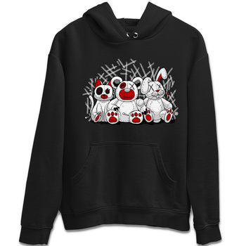 Air Jordan 4 Red Cement Sneaker Match Tees Animal Homies Sneaker Tees AJ4 Red Cement Tee Unisex Shirts Black 2