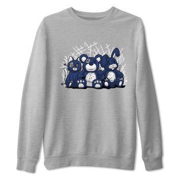 Jordan 5 Retro Midnight Navy shirt to match jordans Navy Animal Homies sneaker tees Air Jordan 5 Georgetown 5s Navy SNRT Sneaker Tees Unisex Navy 5s Sneaker Matching Clothes Heather Grey 2 T-Shirt