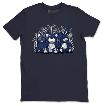 Jordan 5 Retro Midnight Navy shirt to match jordans Navy Animal Homies sneaker tees Air Jordan 5 Georgetown 5s Navy SNRT Sneaker Tees Unisex Navy 5s Sneaker Matching Clothes Navy 2 T-Shirt