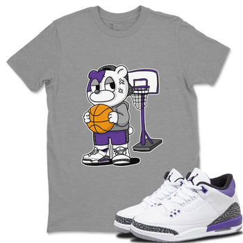 Jordan 3 Dark Iris Sneaker Match Tees Annoyed Bear Sneaker Tees Jordan 3 Dark Iris Sneaker Release Tees Unisex Shirts